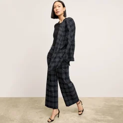 M.M.LaFleur Pants|The Abby Jean - Powerstretch Plaid
