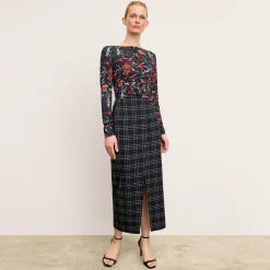M.M.LaFleur Skirts|The Amara Skirt - Knit Suiting