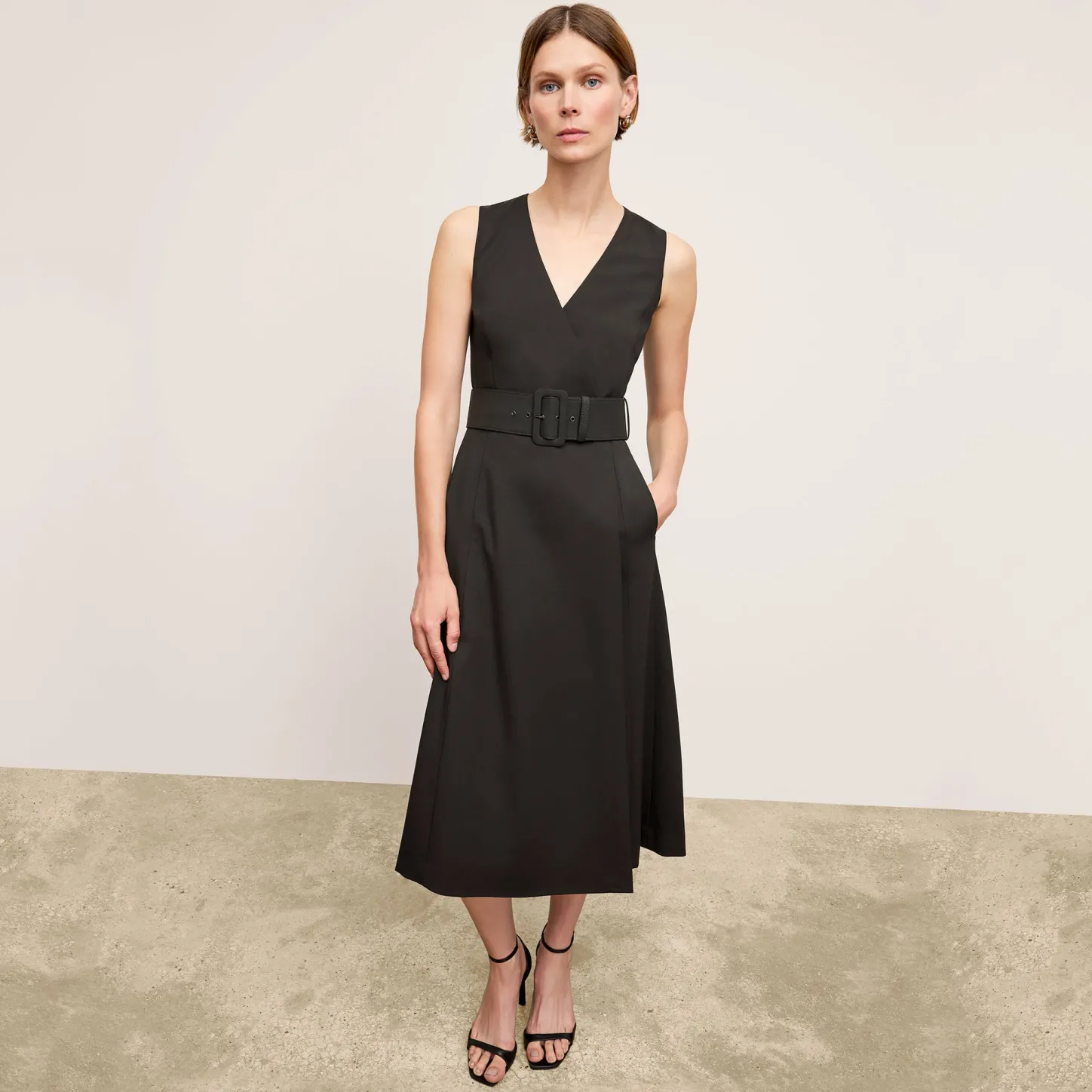 M.M.LaFleur Dresses|Suiting|The Angel Dress - Washable Wool Twill