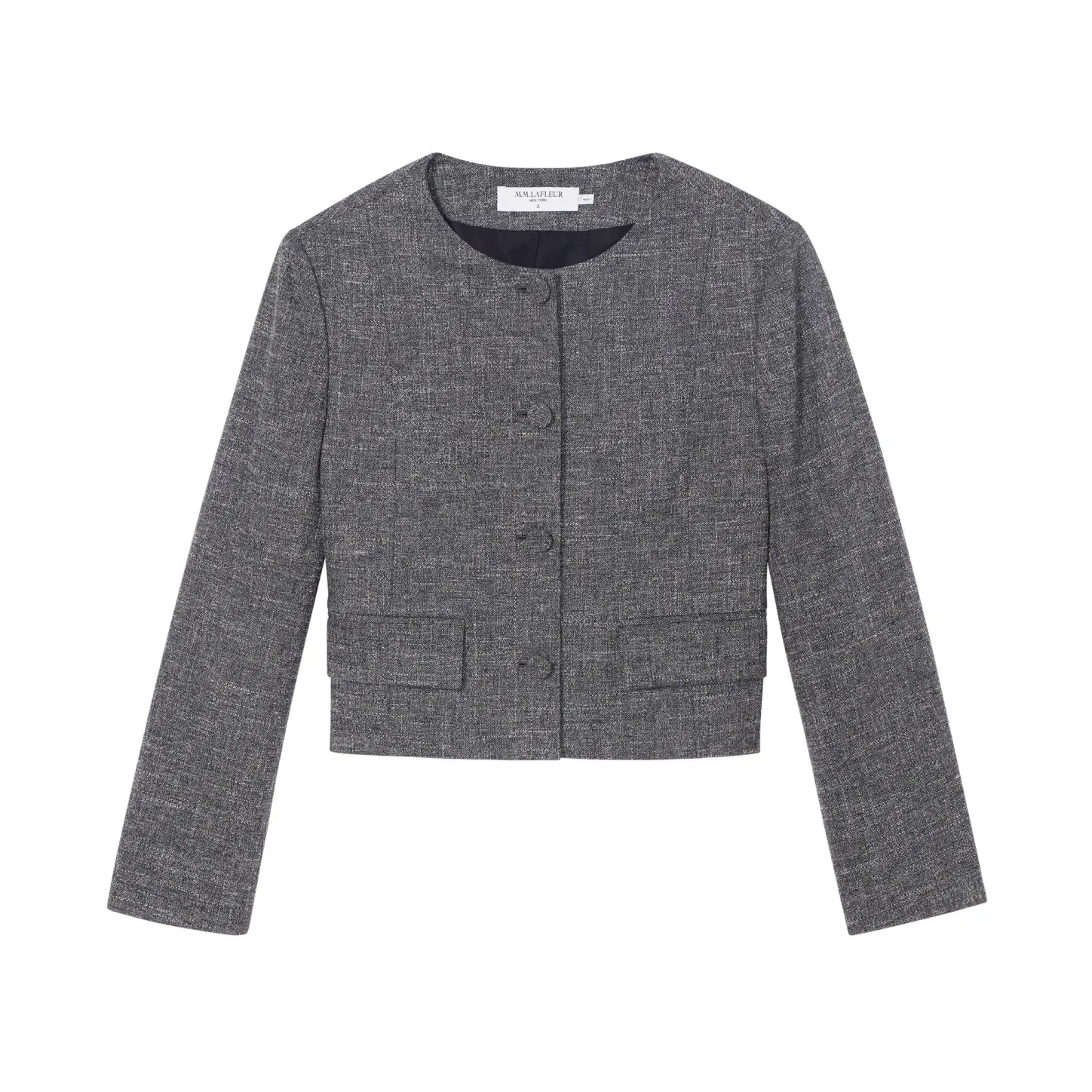 M.M.LaFleur Jackets|Suiting|The Aniya Jacket - Crosshatch Suiting