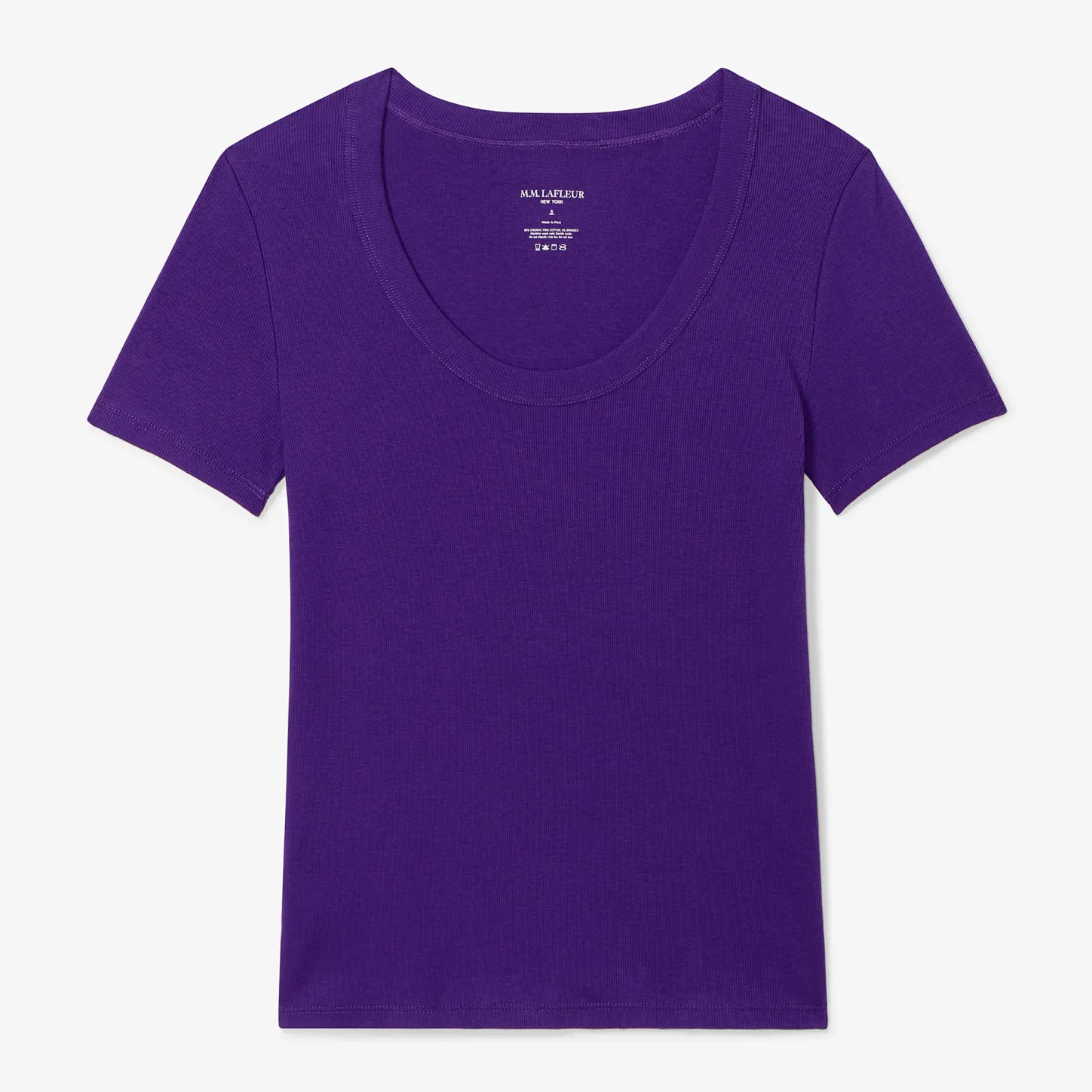 M.M.LaFleur Tops|T-Shirts|The Avi T-Shirt - Organic Ribbed Pima Cotton