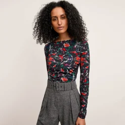 M.M.LaFleur Suiting|The Bia Pleated Trouser - Crosshatch Suiting