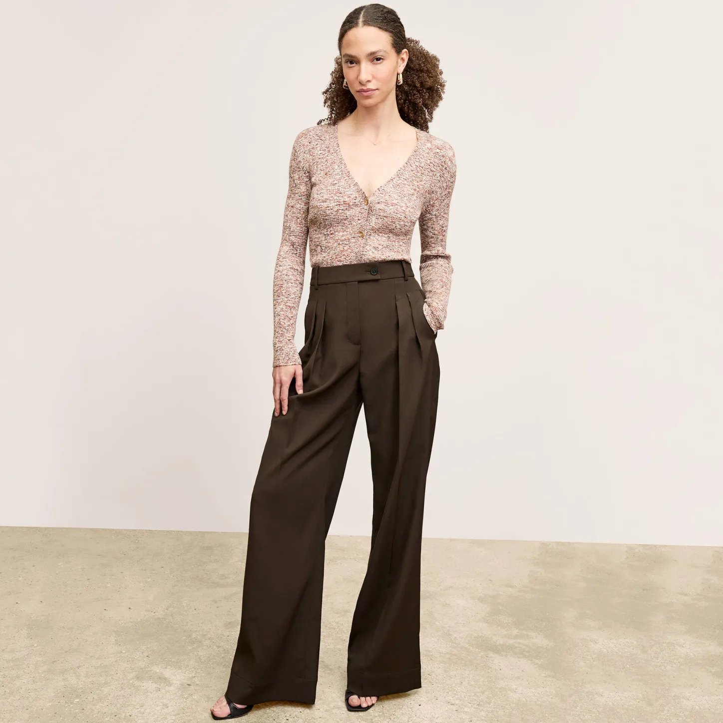 M.M.LaFleur T-Shirts|The Bia Pleated Trouser - Air Twill