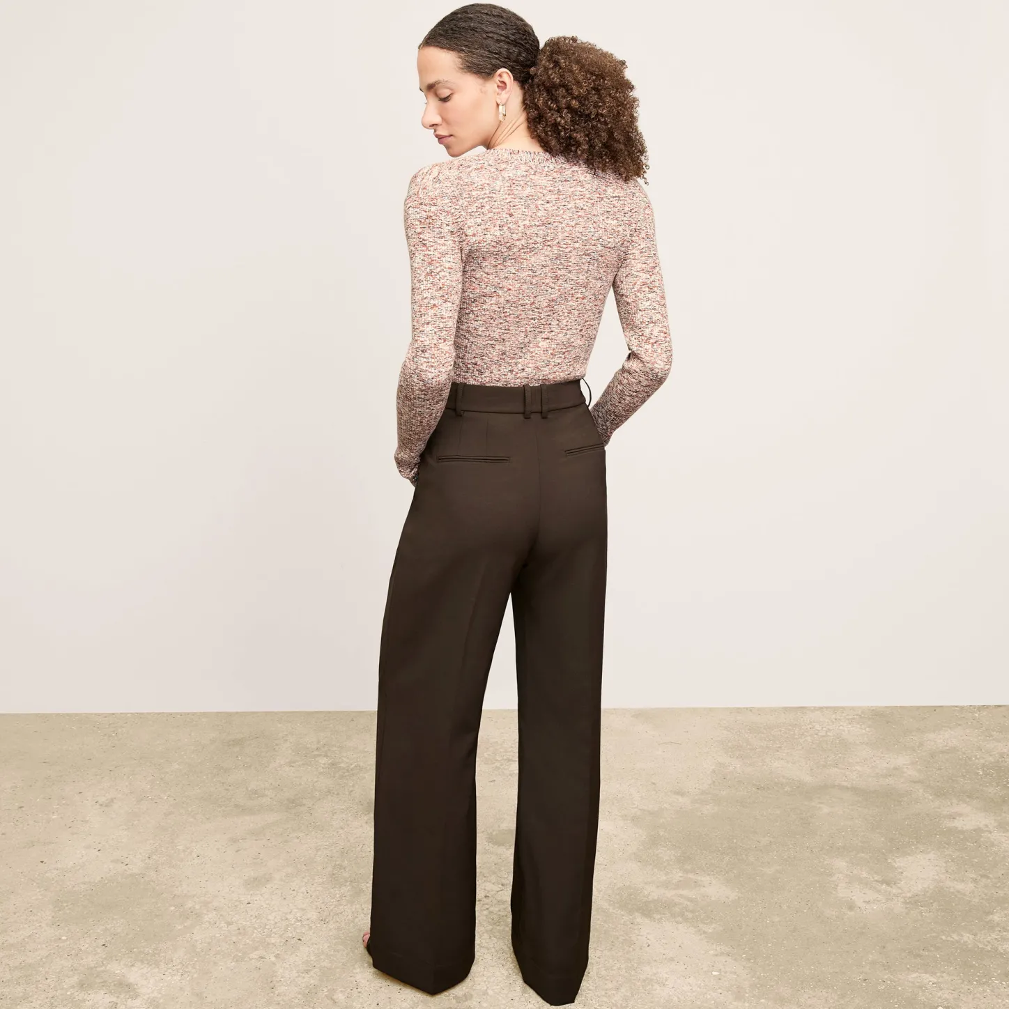 M.M.LaFleur T-Shirts|The Bia Pleated Trouser - Air Twill