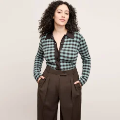 M.M.LaFleur T-Shirts|The Bia Pleated Trouser - Air Twill