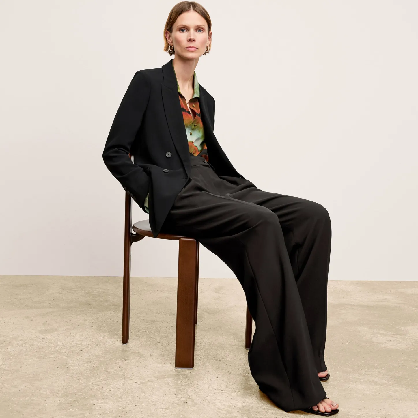 M.M.LaFleur Pants|Suiting|The Bia Pleated Trouser - Everyday Crepe