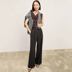M.M.LaFleur Pants|Suiting|The Bia Pleated Trouser - Everyday Crepe