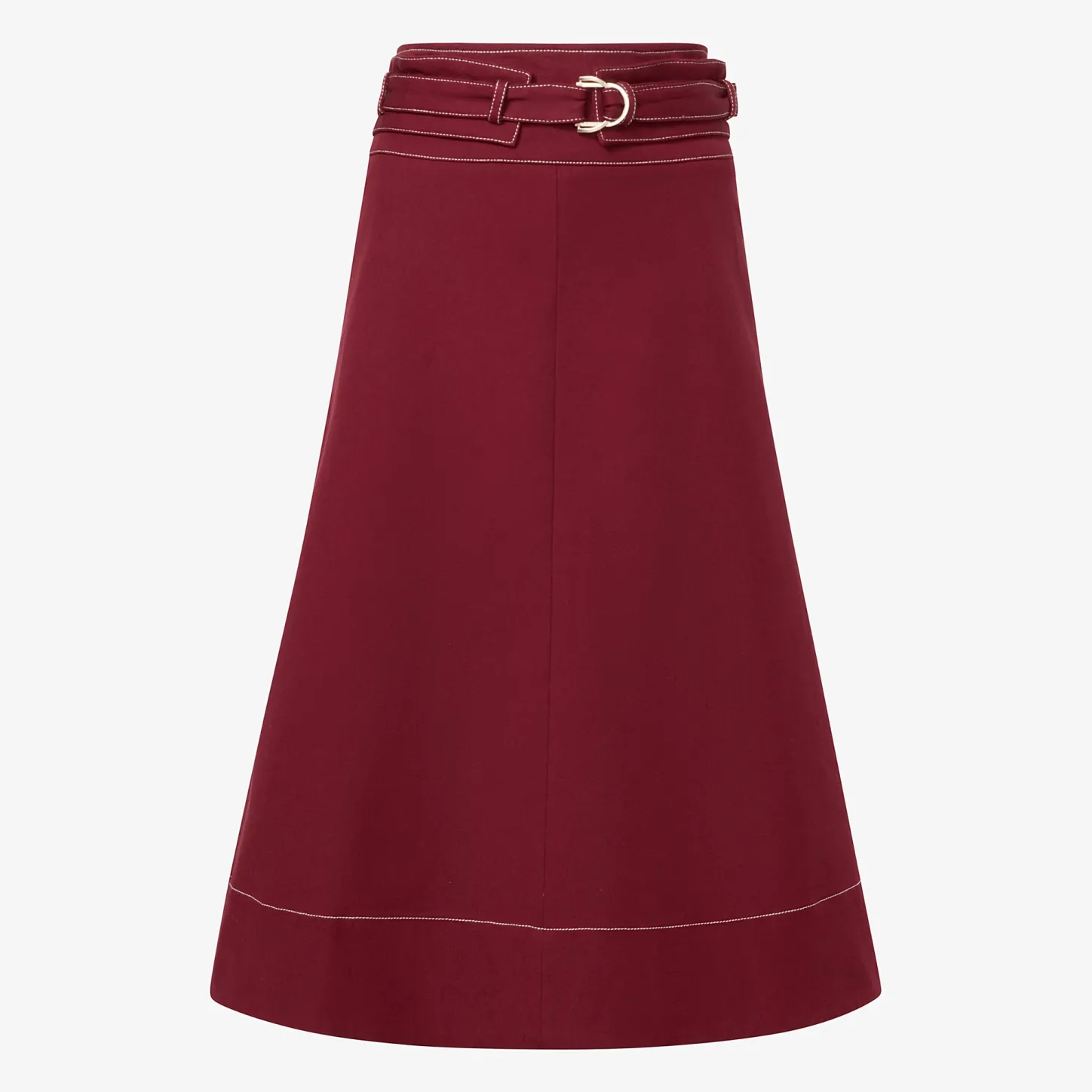 M.M.LaFleur Skirts|The Bodhi Skirt - Contrast Stitch Eco Better Than Denim