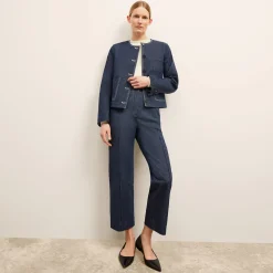 M.M.LaFleur Pants|The Christy Pant - Stretch Denim Suiting