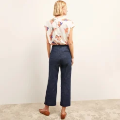 M.M.LaFleur Pants|The Christy Pant - Stretch Denim Suiting