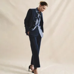 M.M.LaFleur Pants|The Christy Pant - Stretch Denim Suiting