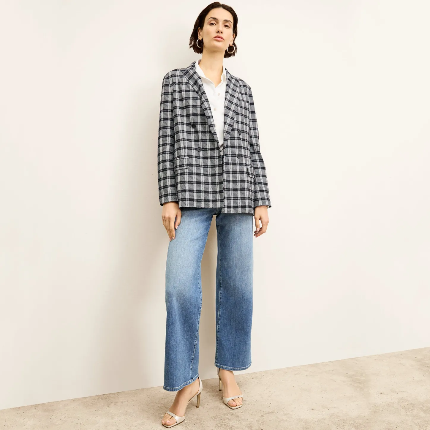 M.M.LaFleur Tops|The Clemens Top - Knit Poplin