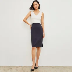 M.M.LaFleur Suiting|The Cobble Hill Skirt - OrigamiTech