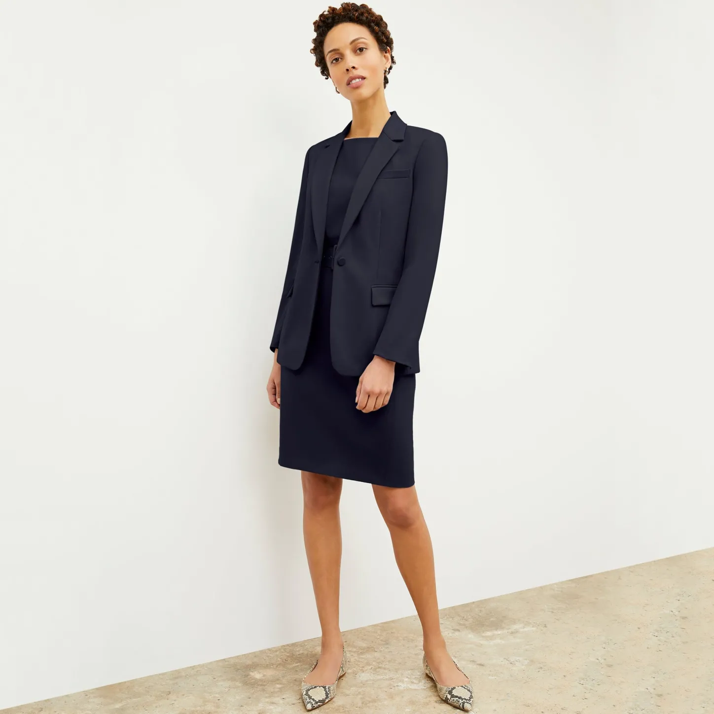 M.M.LaFleur Dresses|The Cynthia Dress - Washable Wool Twill