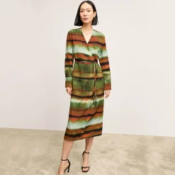 M.M.LaFleur Dresses|The Deana Dress - Printed Washable Silk