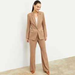 M.M.LaFleur T-Shirts|The Horton Flare Trouser - Washable Wool Twill