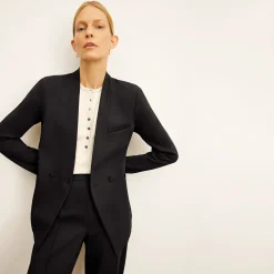 M.M.LaFleur Suiting|The Janette Blazer - Light Ponte