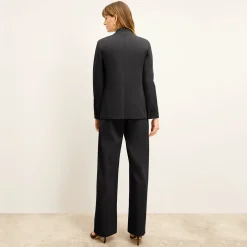 M.M.LaFleur Suiting|The Janette Blazer - Light Ponte