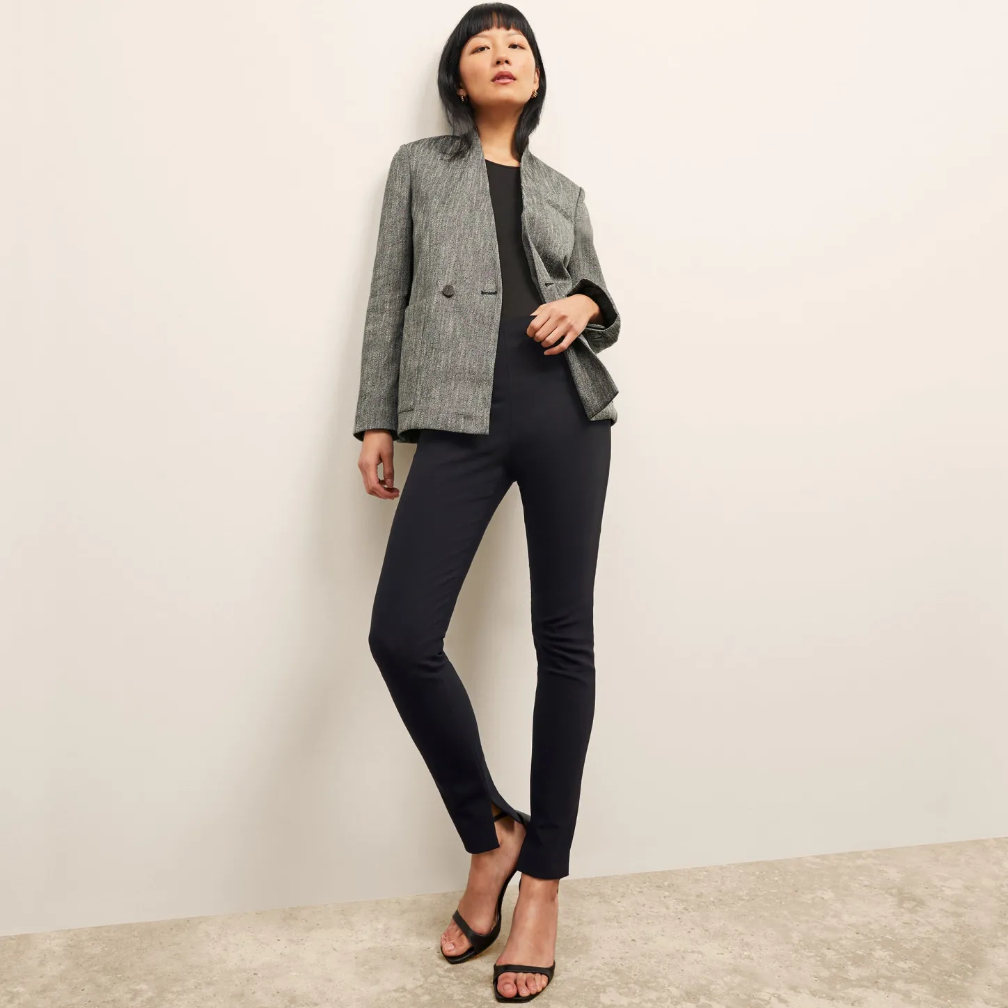 M.M.LaFleur Suiting|The Janette Jacket - Cotton Tweed