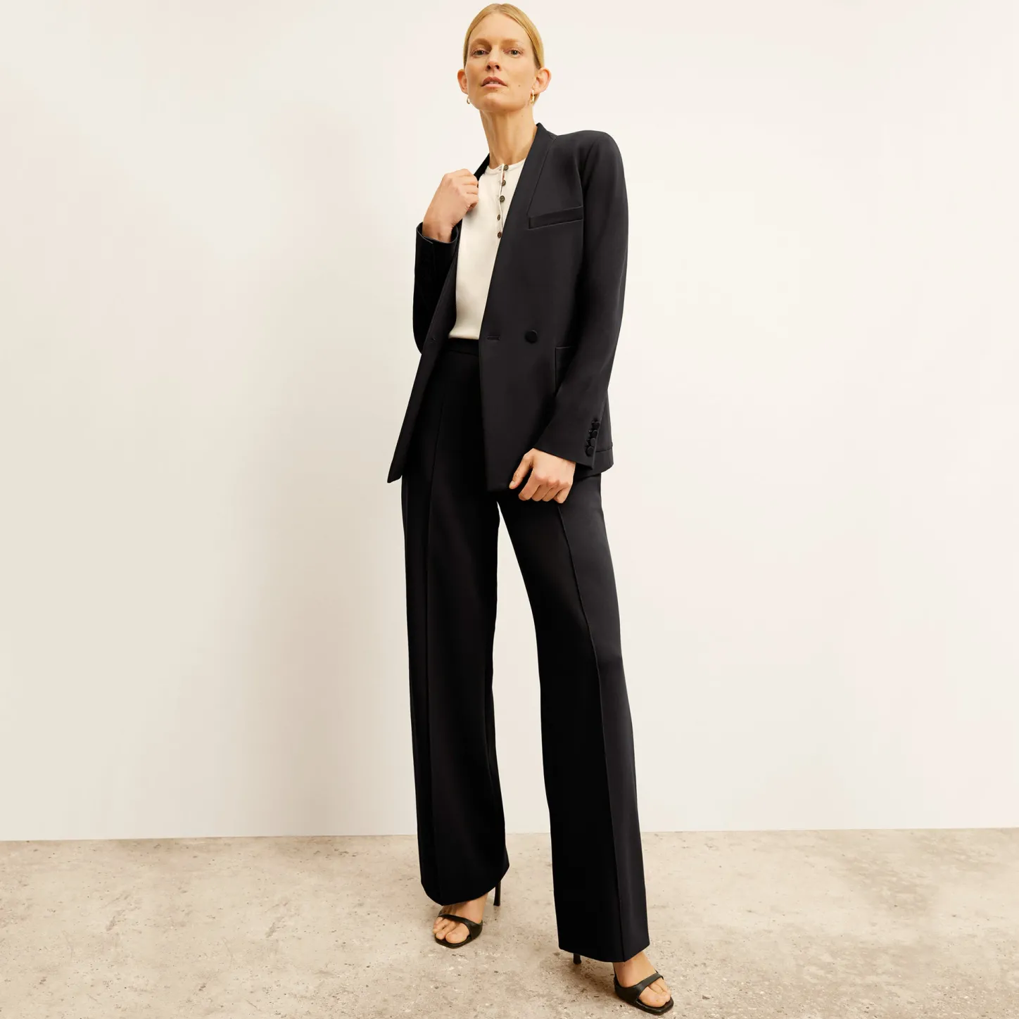 M.M.LaFleur Pants|Suiting|The Jordan Trouser - Light Ponte