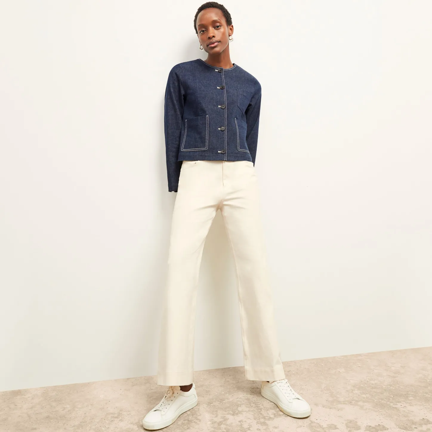 M.M.LaFleur Jackets|The Kane Jacket - Stretch Denim Suiting