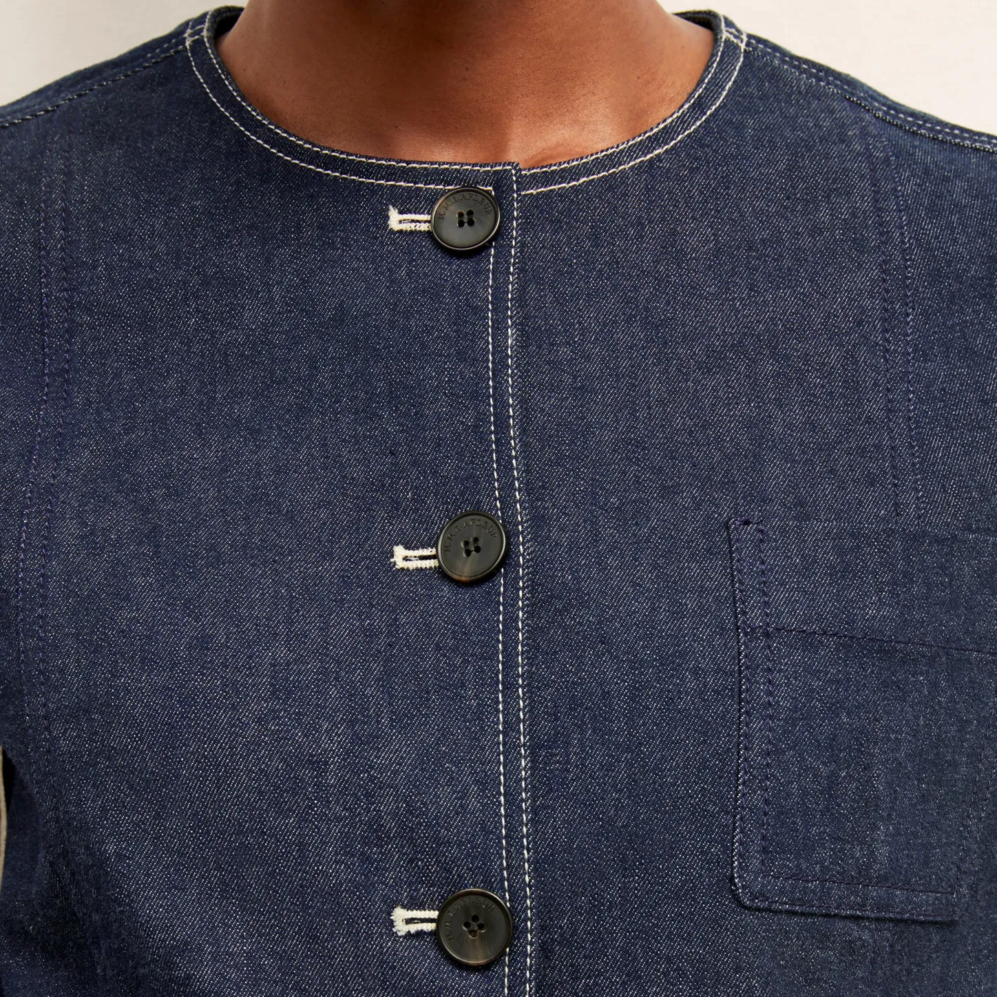 M.M.LaFleur Jackets|The Kane Jacket - Stretch Denim Suiting