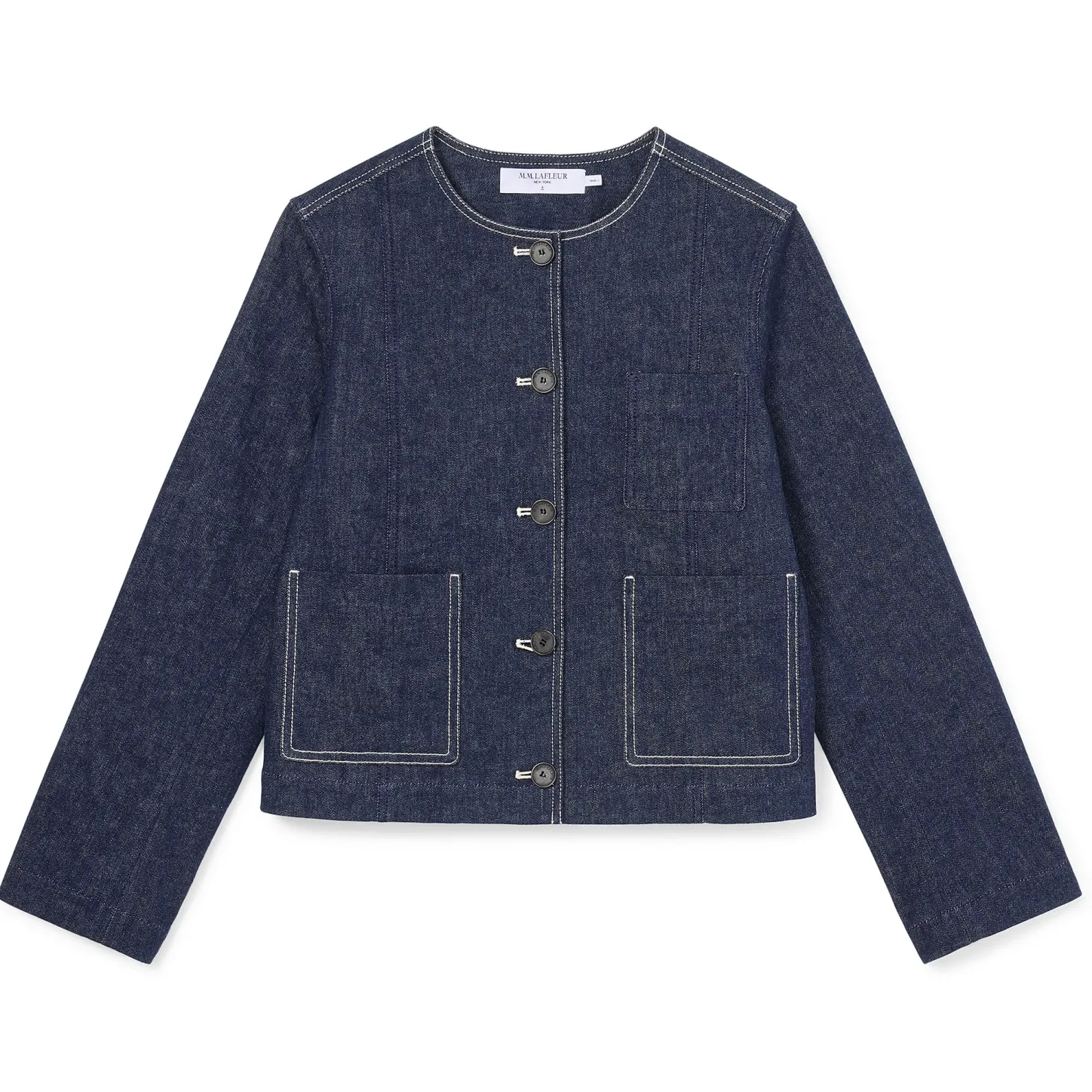 M.M.LaFleur Jackets|The Kane Jacket - Stretch Denim Suiting
