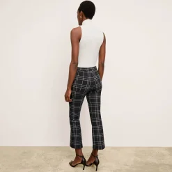 M.M.LaFleur Pants|The Kick Flare Foster Pant - PowerStretch Plaid