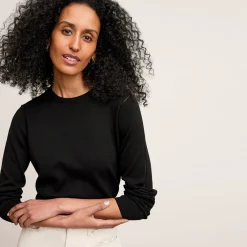 M.M.LaFleur Sweaters|The Larissa Sweater - Cotton Silk Knit