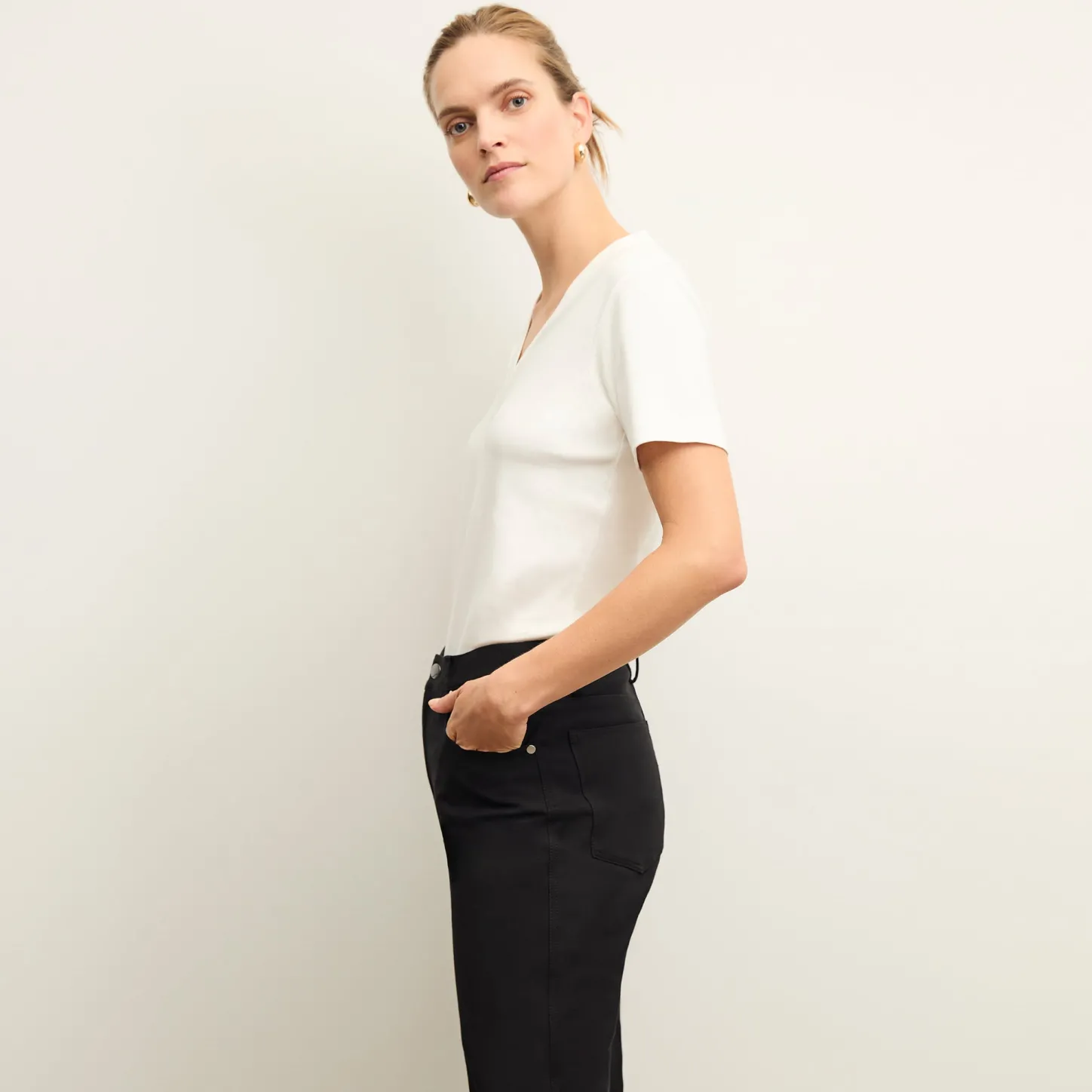 M.M.LaFleur Tops|T-Shirts|The Lee T-Shirt - Pima Cotton