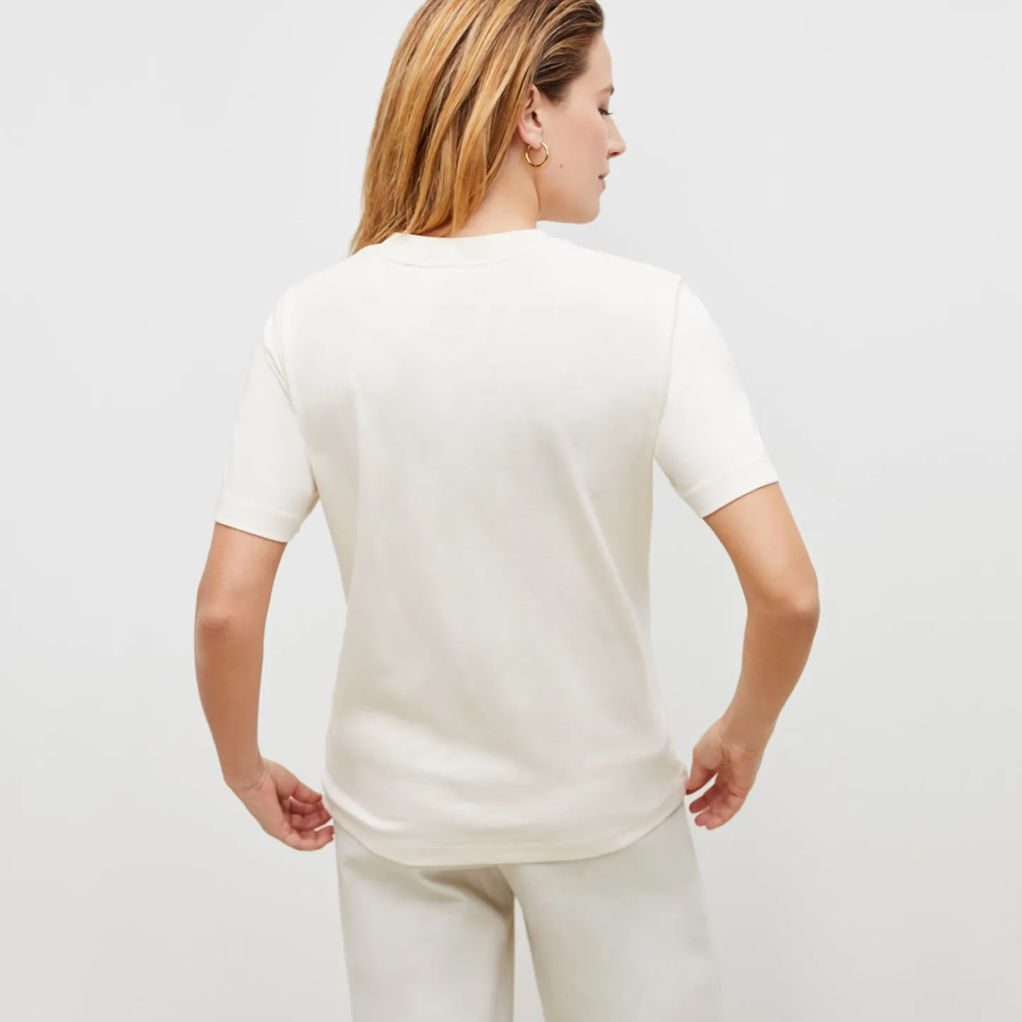 M.M.LaFleur Tops|T-Shirts|The Leslie T-Shirt - Organic Pima Cotton
