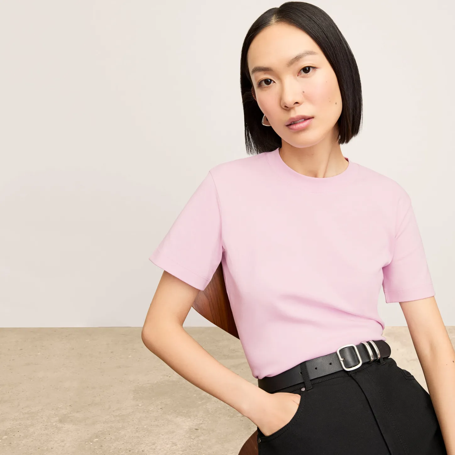 M.M.LaFleur Tops|T-Shirts|The Leslie T-Shirt - Organic Pima Cotton