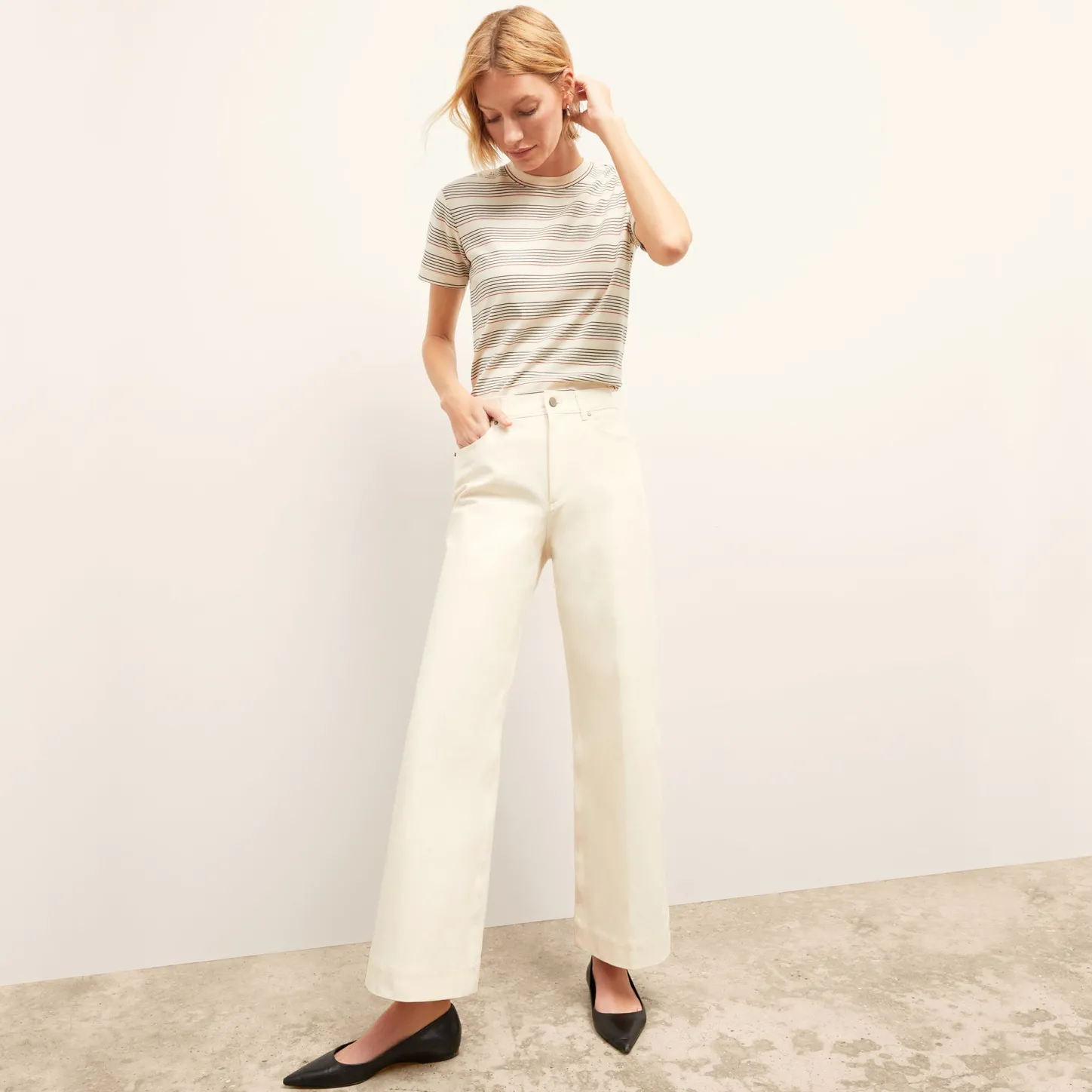 M.M.LaFleur T-Shirts|The Leslie T-Shirt - Organic Pima Cotton