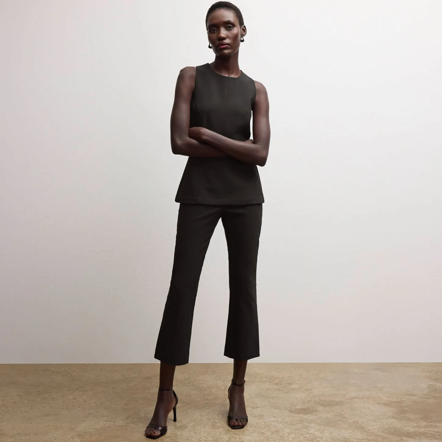 M.M.LaFleur Tops|Suiting|The Lucia Top - Flex Suiting