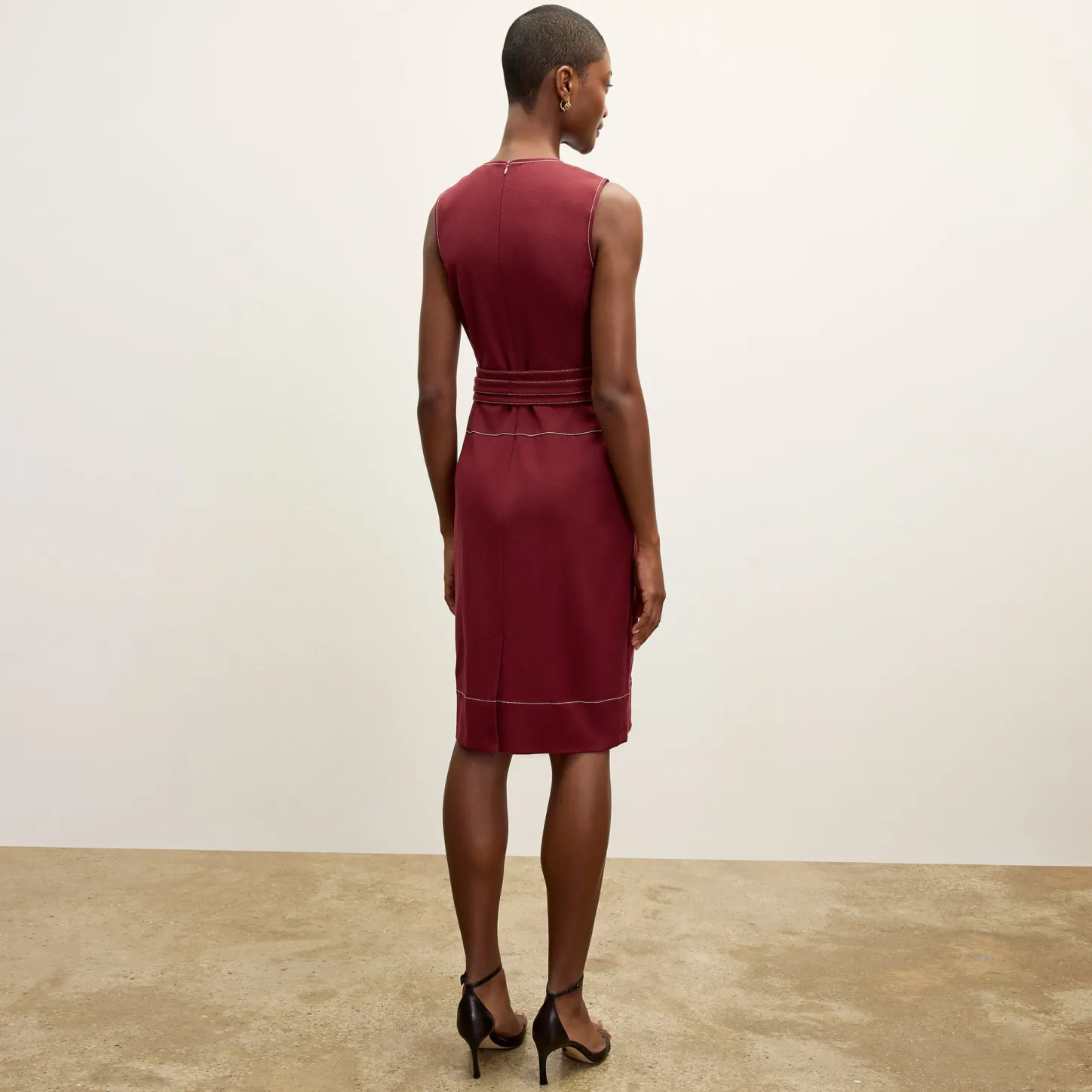 M.M.LaFleur Dresses|Suiting|The Maude Dress - Contrast Stitch Eco Better Than Denim