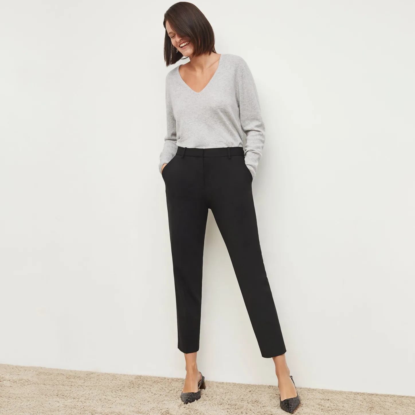 M.M.LaFleur Suiting|The Mejia Pant - Washable Wool Twill