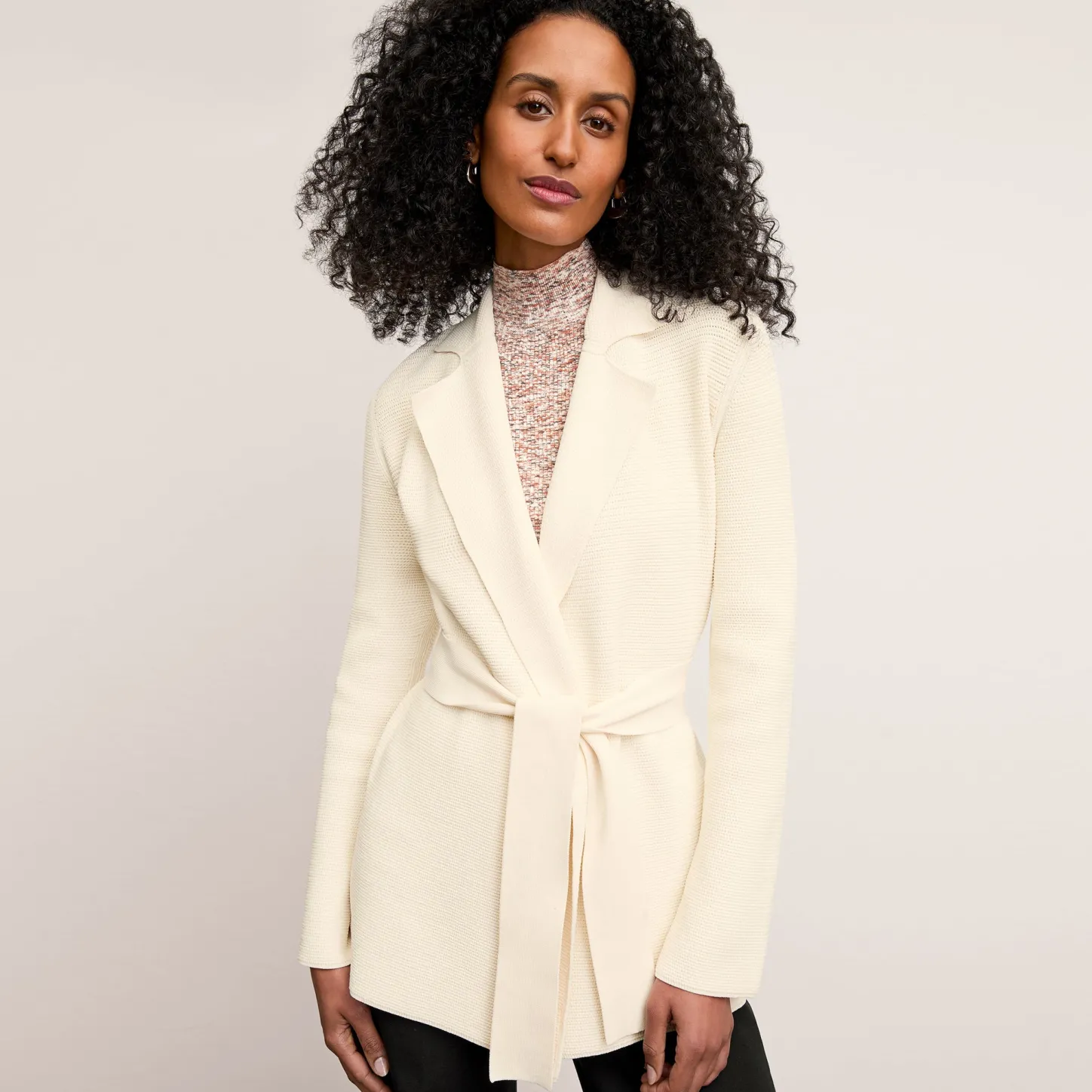M.M.LaFleur Jackets|The Merritt Wrap Jardigan - Basket Stitch