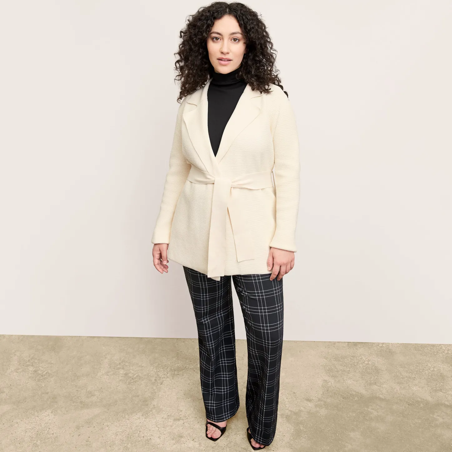 M.M.LaFleur Jackets|The Merritt Wrap Jardigan - Basket Stitch