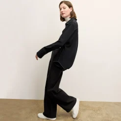 M.M.LaFleur Tops|The Mira Top - Washable Silk Top Stitch