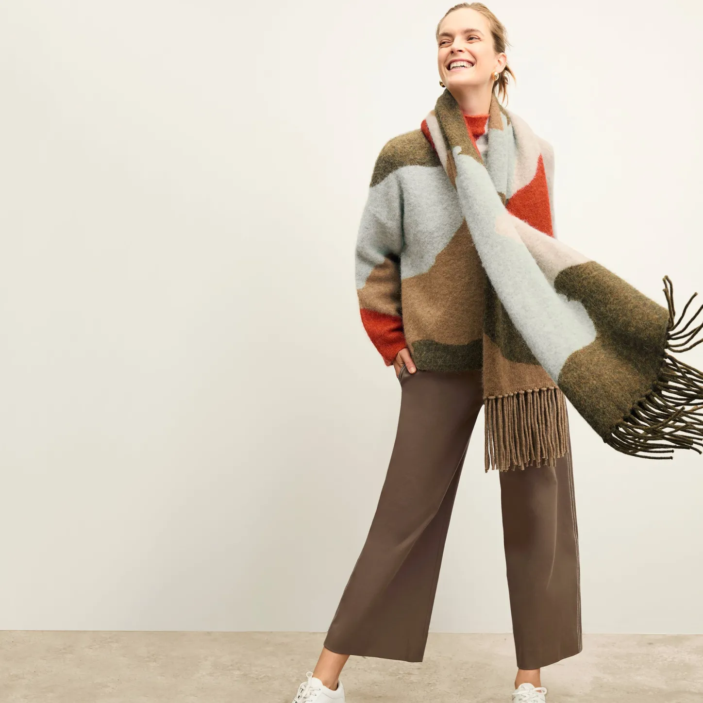 M.M.LaFleur Accessories|The Nash Scarf - Alpaca Jacquard