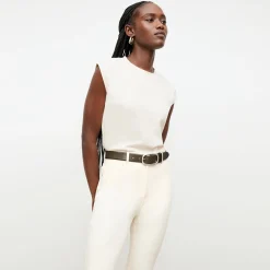 M.M.LaFleur T-Shirts|Accessories|The Oval Buckle Belt - Leather