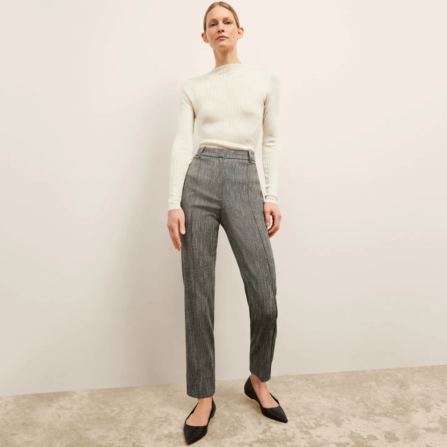 M.M.LaFleur Suiting|The Pearl Pant - Cotton Tweed