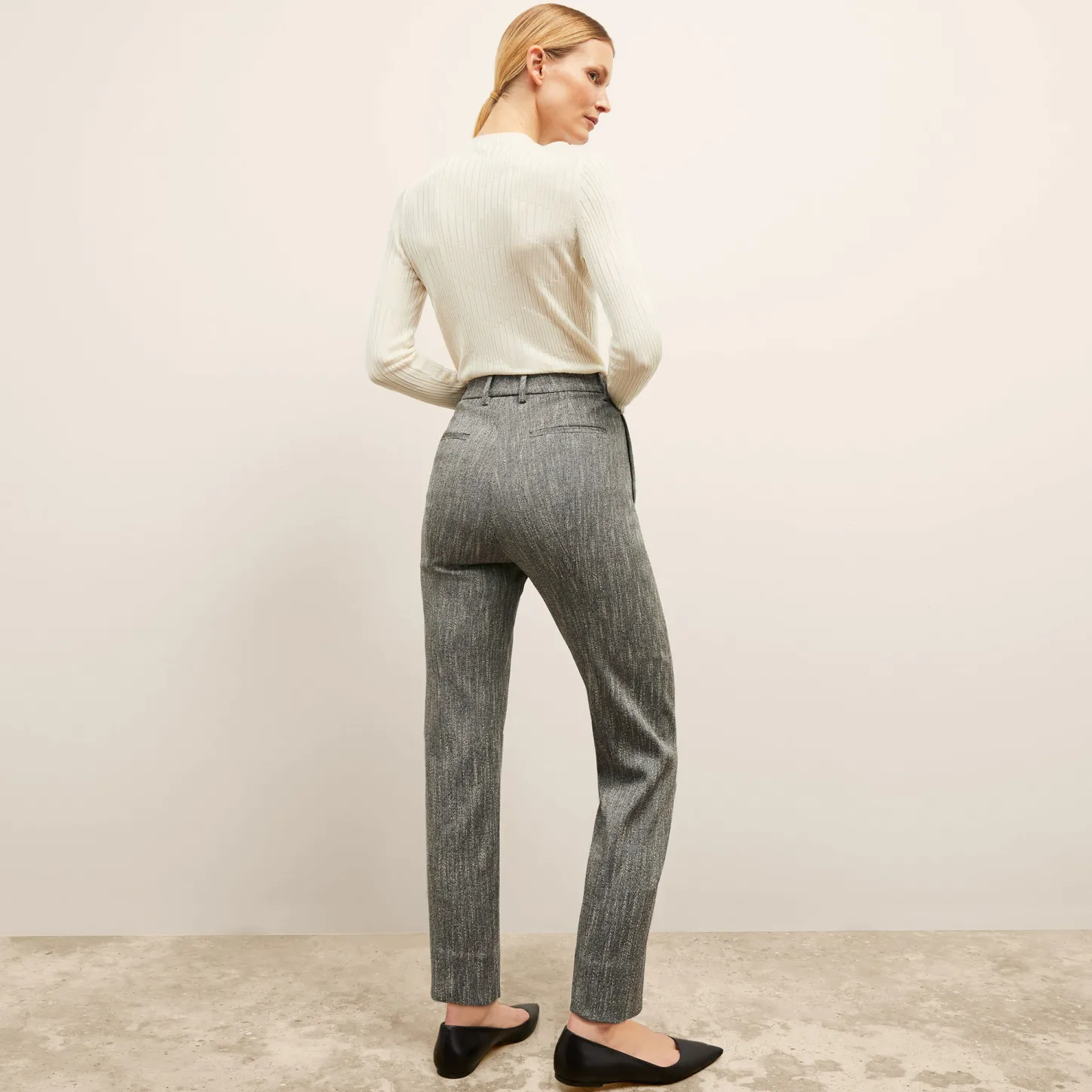 M.M.LaFleur Suiting|The Pearl Pant - Cotton Tweed