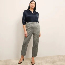 M.M.LaFleur Suiting|The Pearl Pant - Cotton Tweed