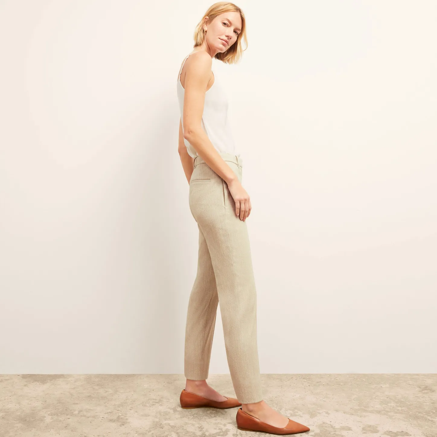 M.M.LaFleur Pants|The Pearl Pant - Cotton Tweed