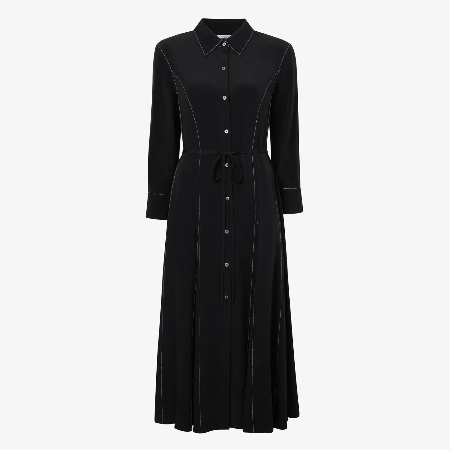 M.M.LaFleur Dresses|The Pepper Dress - Washable Silk Top Stitch