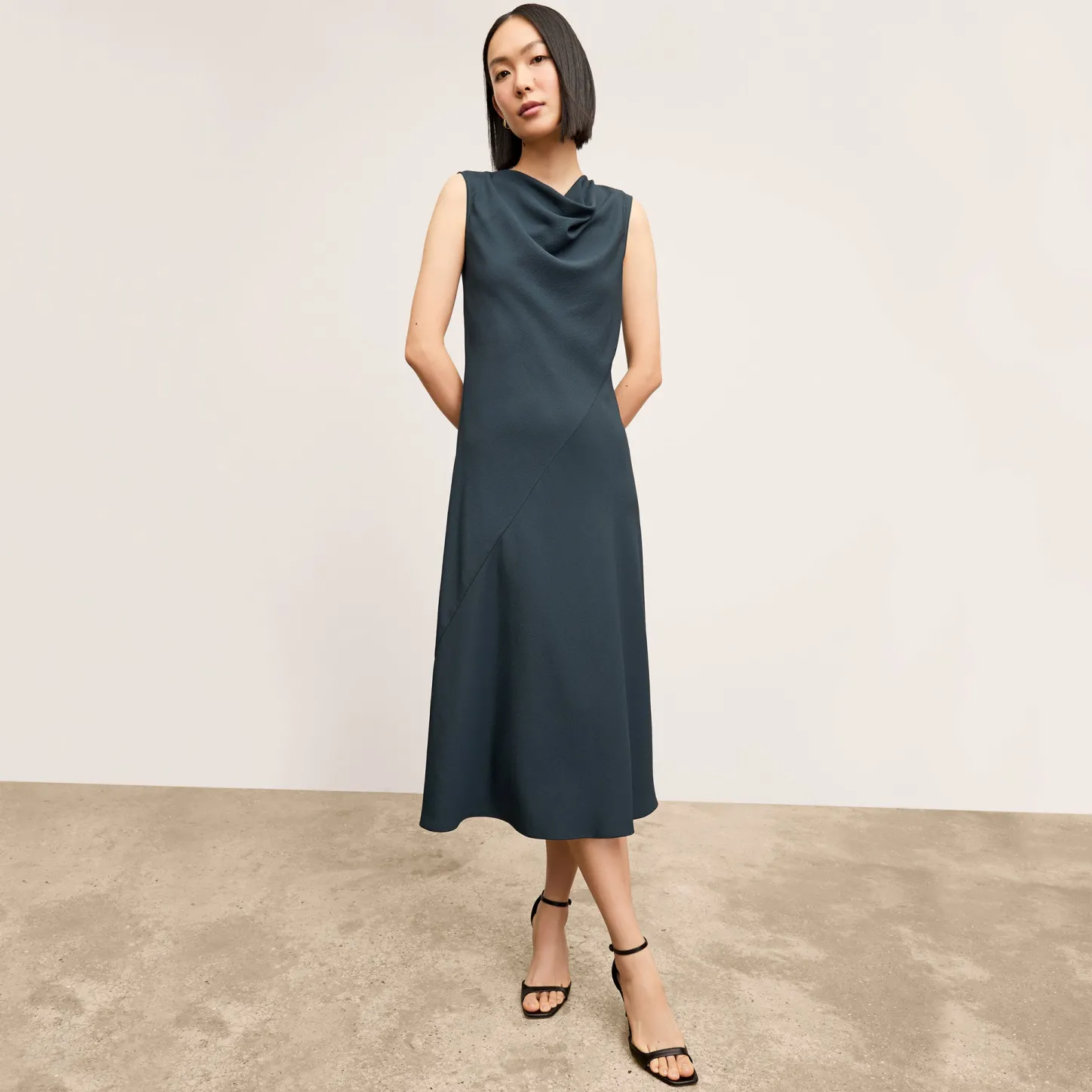 M.M.LaFleur Dresses|The Priya Dress - Eco Heavy Soft Wave