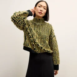 M.M.LaFleur Sweaters|The Rajni Sweater - Pom Pom Knit