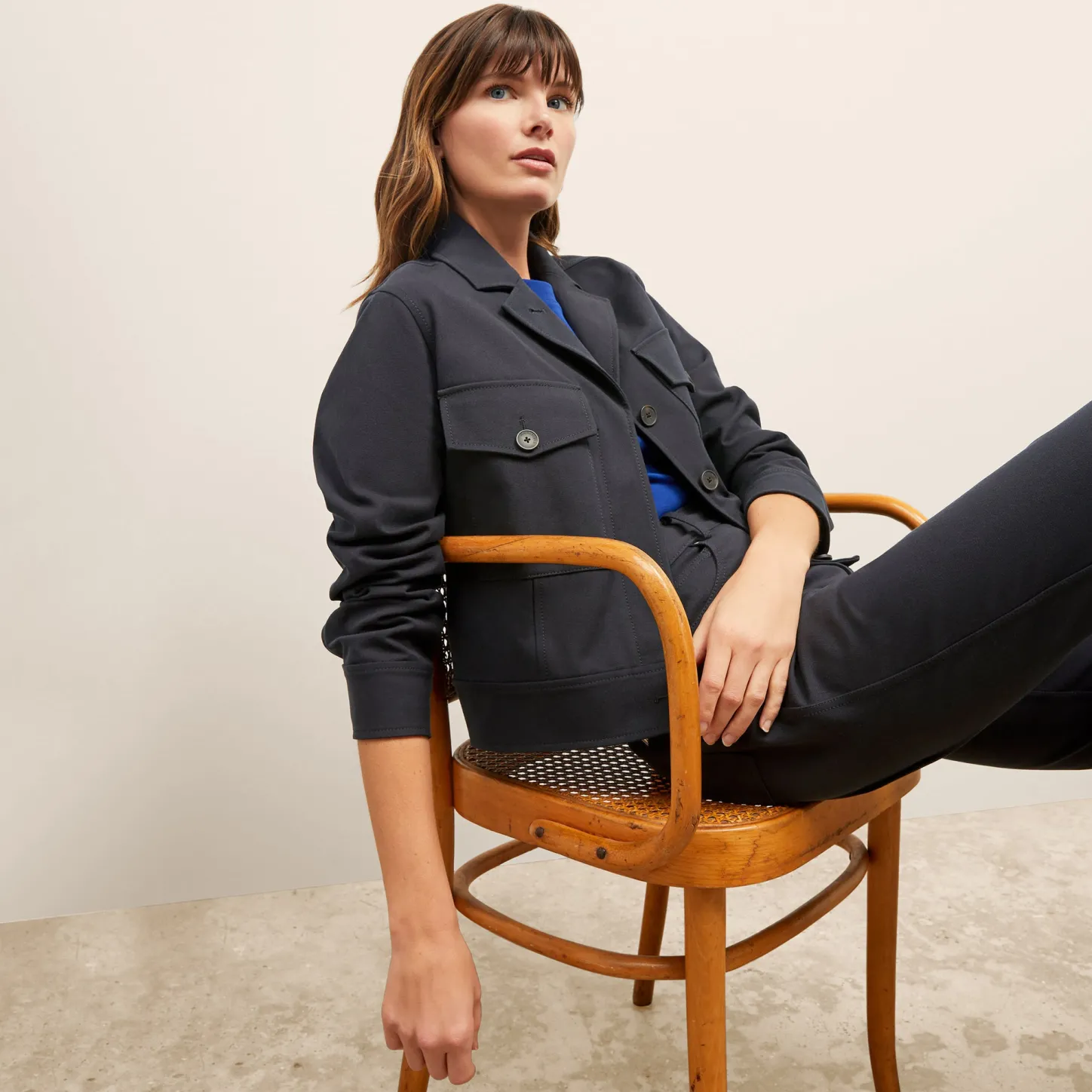 M.M.LaFleur T-Shirts|The Rhoda Jacket - Eco Better Than Denim