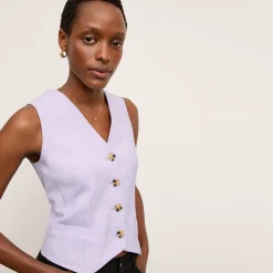 M.M.LaFleur Skirts|The Roo Vest - Stretch Tweed